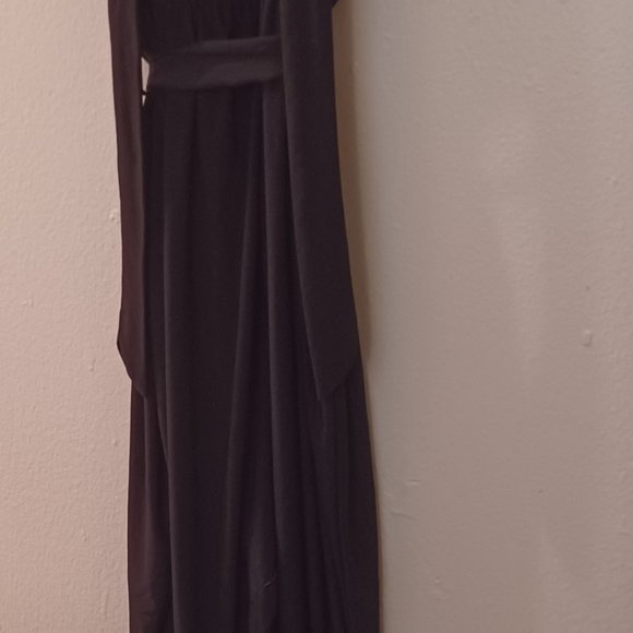 Cameo Black Mixed Media Dressy Jumpsuit Size 1X - Picture 13 of 13